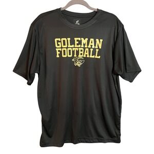 Goleman Football T Shirt Adult XL Black Athletic Tee Sportswear Top